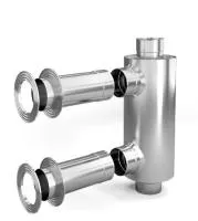 дымоход-конвектор-1 тмф д/смежного помещ нерж 1/0,5мм ф115мм l=1.00м