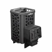 печь для бани сталь-мастер hard 16м саванна без дверки закр каменка дровяная #