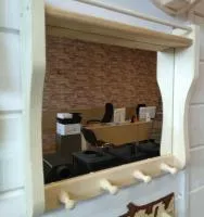 полка универсальная №2 (зеркало, 4 крепления) большая, банный эксперт