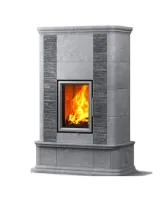 печь-камин tulikivi otra grafia 1635 мм 