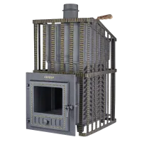 печь для бани gfs ураган 25м зк чугунная #