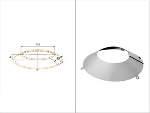 фланец феррум нержавеющий (430/0,5мм), ф200-210 #