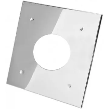 разделка феррум потолочная декоративная нерж. (430/0,5 мм) 580*580 с отв. ф280 в пленке 