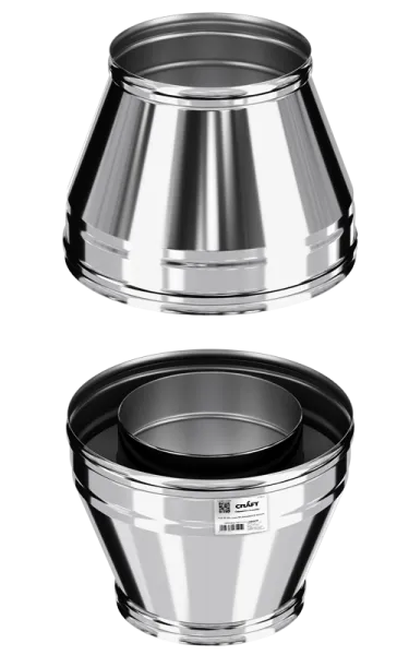 конус craft нержавеющий (316/0,8/304/0,5) ф120/220 по воде cerablanket черный 