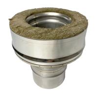 переход craft на сэндвич нержавеющий (316/0,8/304/0,5) ф130/230 по воде, cerablanket #
