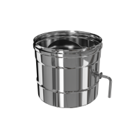 заслонка craft (шибер компактный) нержавеющая (316/0,5мм) ф150 #